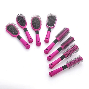 Factory customized hairdresser styling hair brush hair dryer ventilation brush massage brush