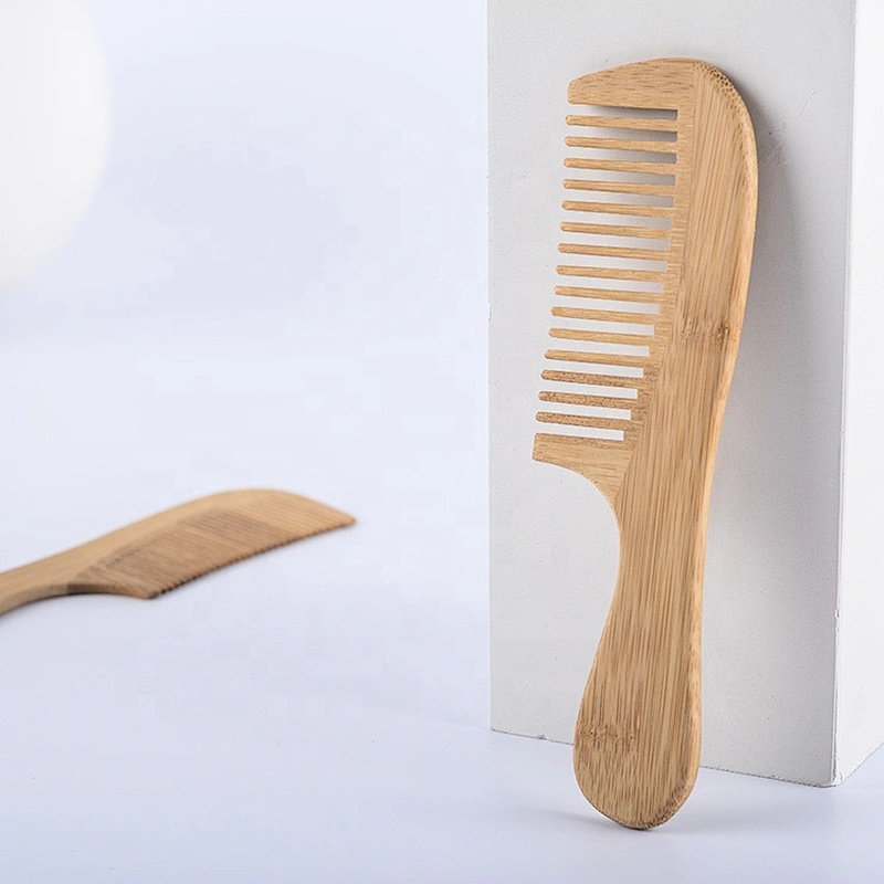 wide tooth hot wood hair comb machines peach wood hair comb  thin custom wooden comb