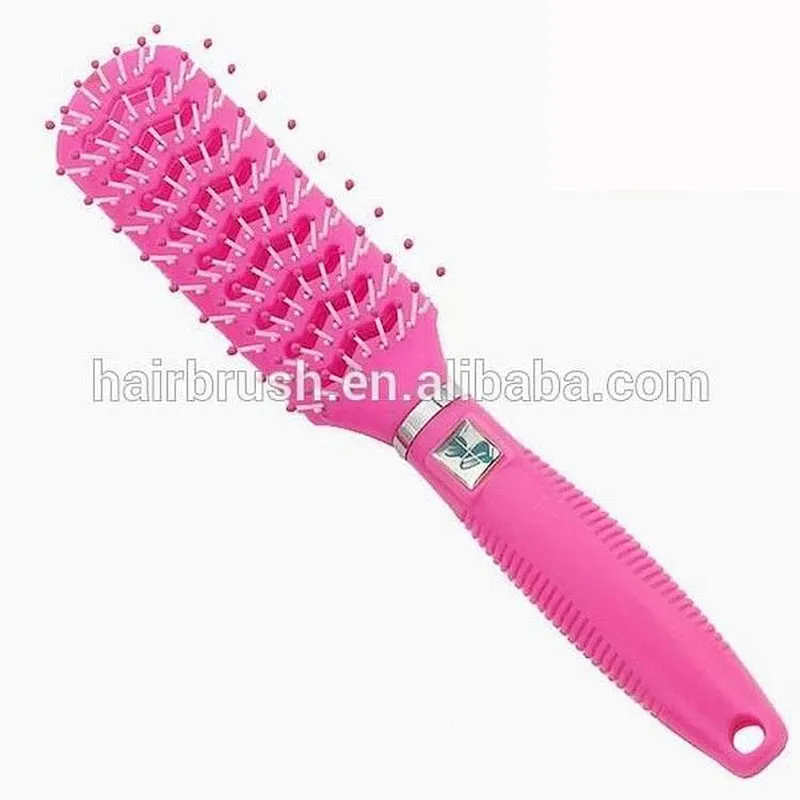 Professional salon hair brush with negative ion