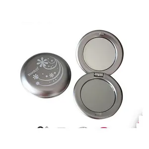 Elegant design beautiful plastic portable makeup mirror