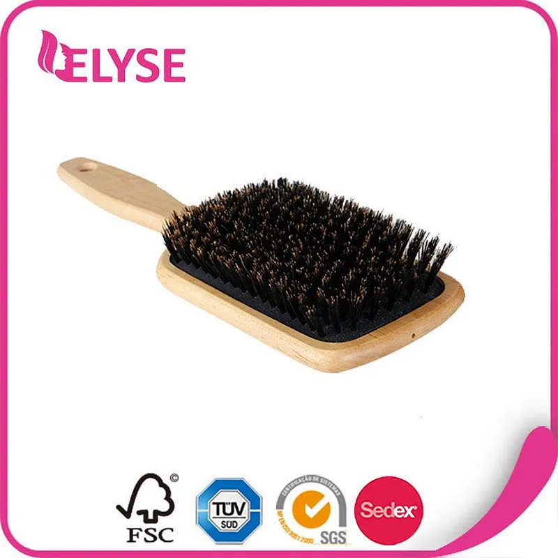 Exquisite salon and home colorful pig hair brush