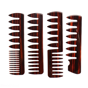 Good price high quality cellulose acetate handmade hair comb