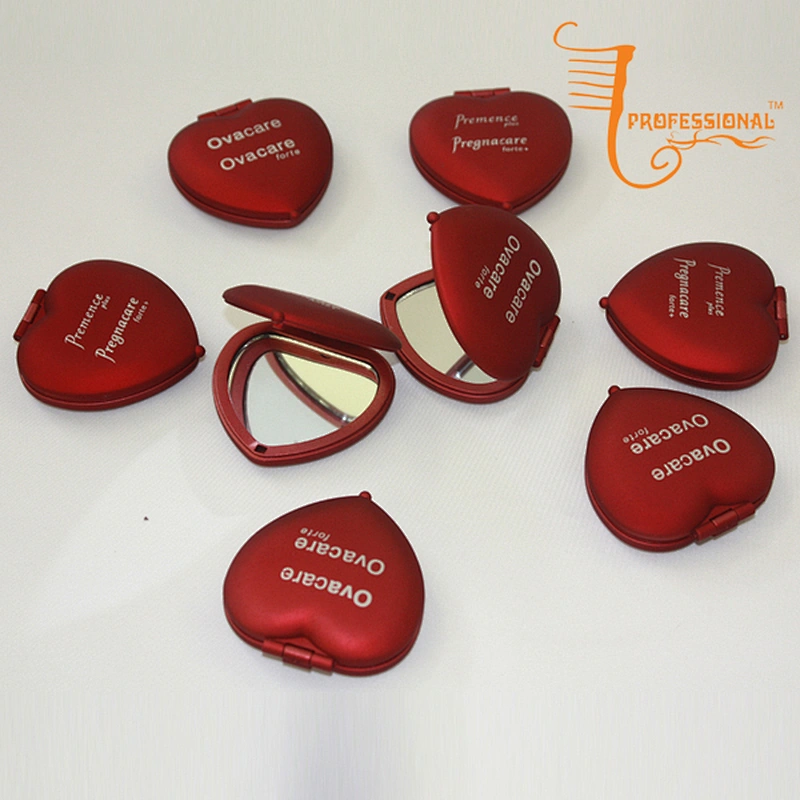 Folding personalized makeup mini private label compact custom led pocket mirror