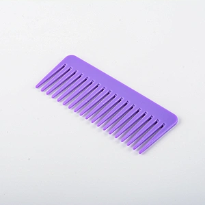 Wholesale cheap personalized wide tooth pvc hair comb