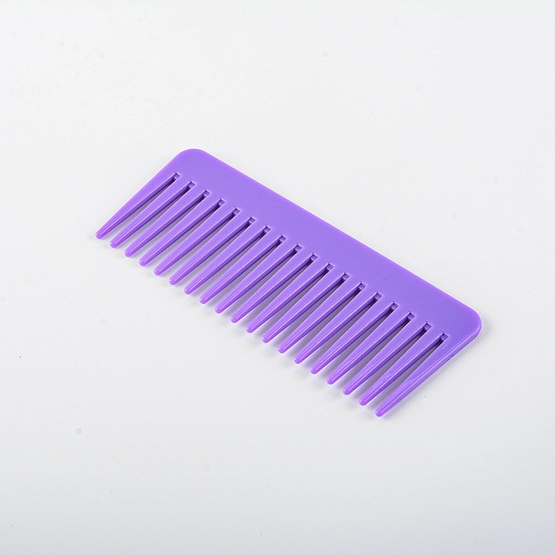 Wholesale cheap personalized wide tooth pvc hair comb