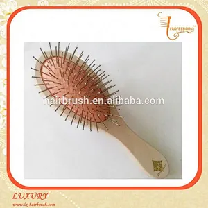 Small size double sided custom wooden hair brush