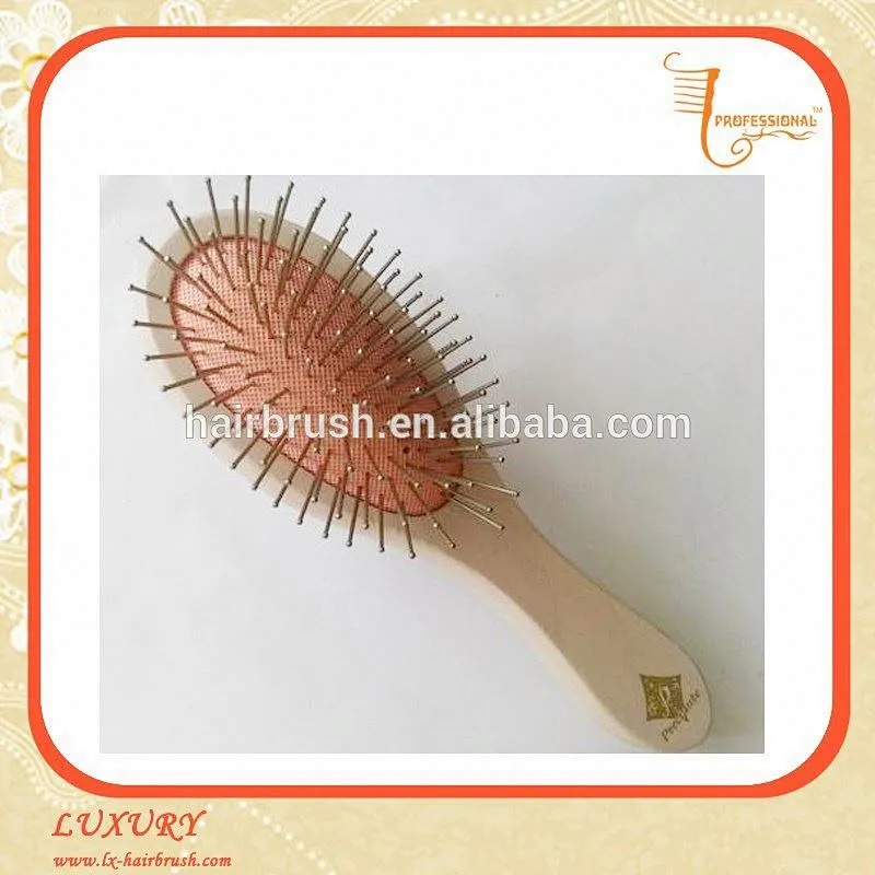 Small size double sided custom wooden hair brush