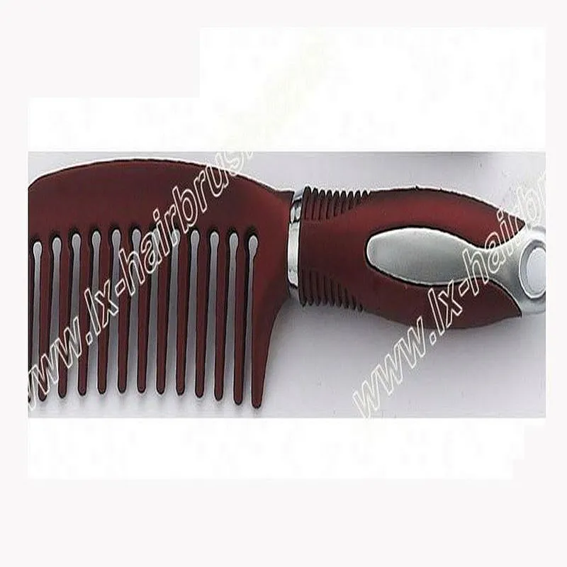 Small K-L plastic handle hair comb