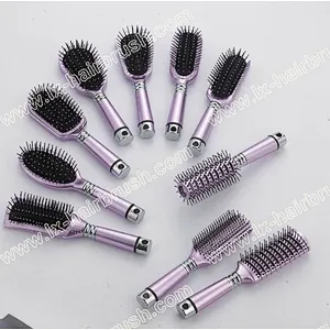 K-J handle cushion hair brush,vent/round hairbrush