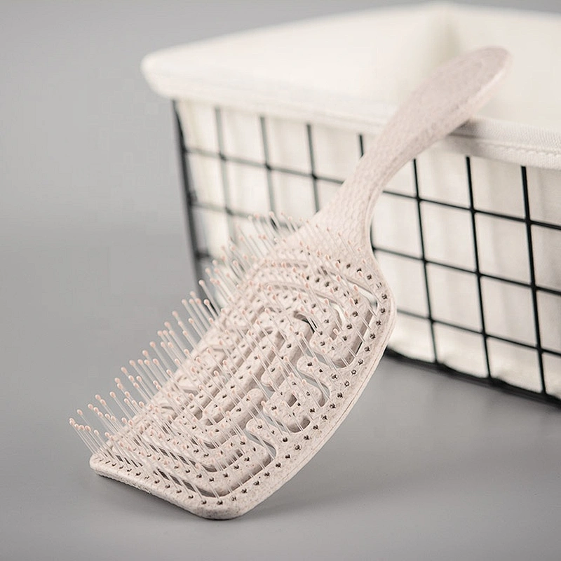 Plant degradable material hair brush household shower hair brush personal care detangling brush