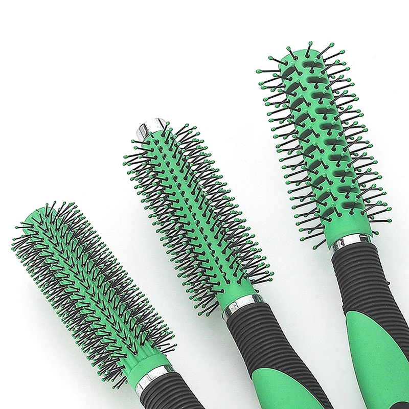 Professional custom hair brush dryer vent hair brush plastic massage brush