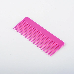 Wholesale cheap personalized wide tooth pvc hair comb