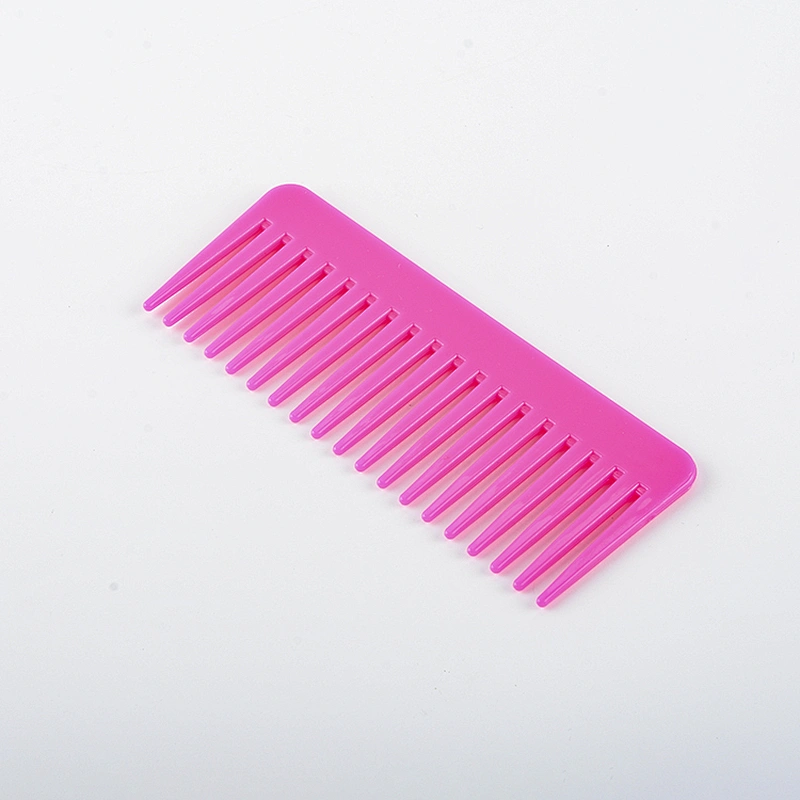 Wholesale cheap personalized wide tooth pvc hair comb