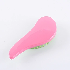 New fashion ABS Anti-static air soft bristle rose gold detangling hair brush