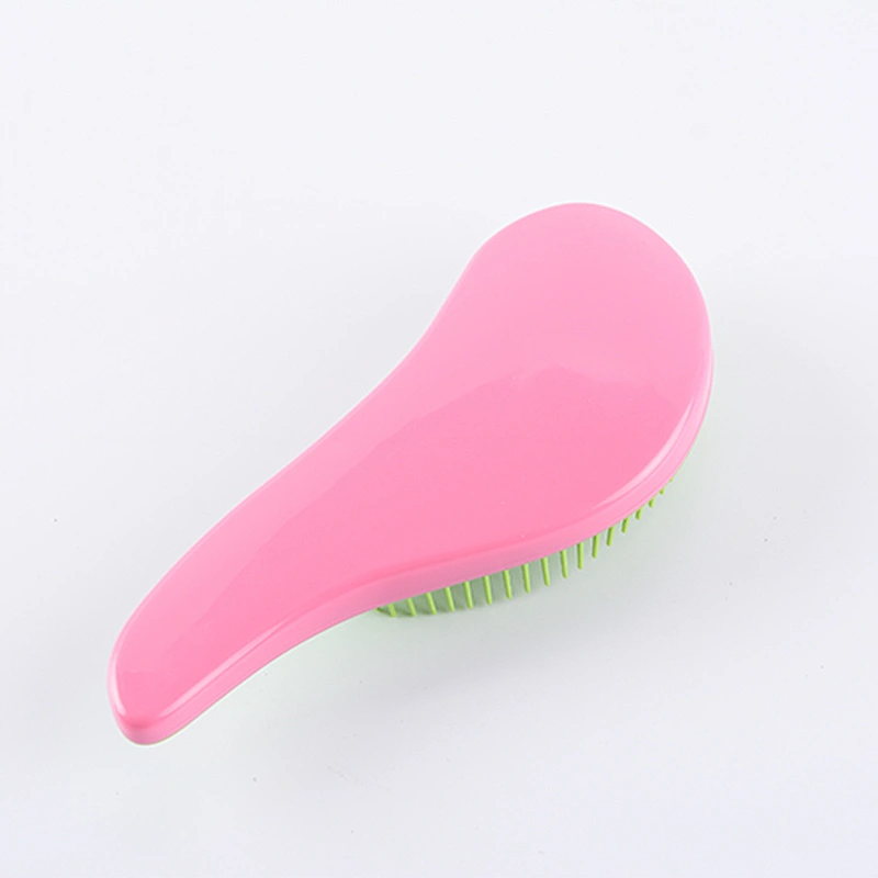 New fashion ABS Anti-static air soft bristle rose gold detangling hair brush