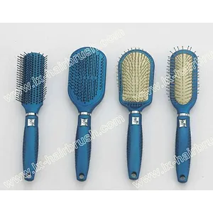plastic vent hair brush,cushion hair brush with SH metal pin