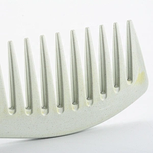 Personal care tangle teezer household wide tooth comb  plant degradable material flat comb curved hair comb