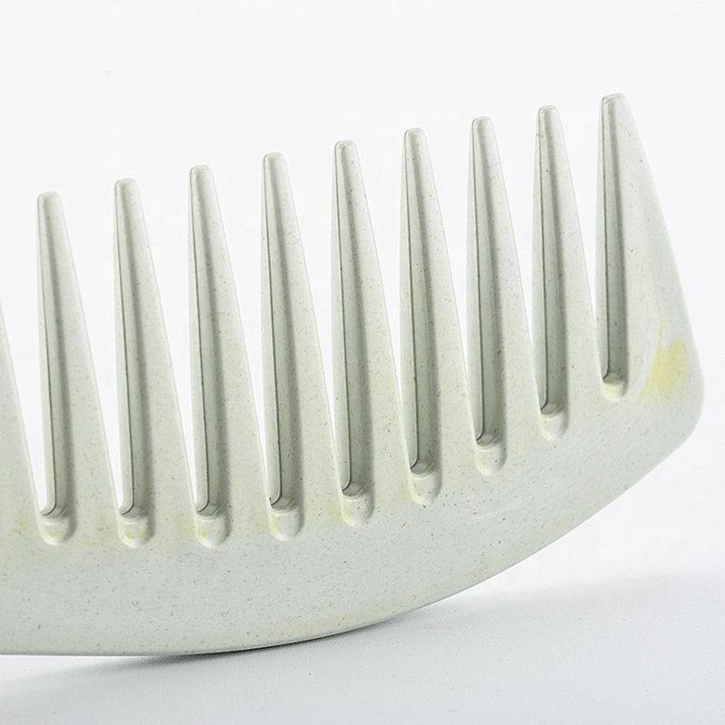 Personal care tangle teezer household wide tooth comb  plant degradable material flat comb curved hair comb