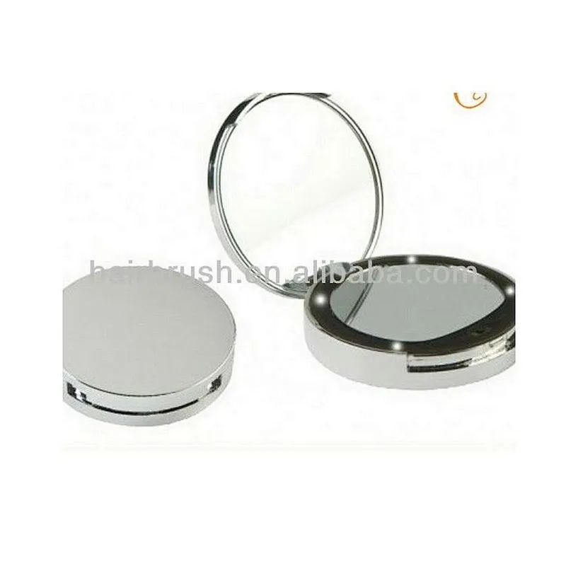 2015 high quality Plastic Double side Pocket LED mirror light