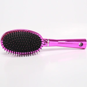 Special design beautiful plastic detangling hairbrush for wholesale