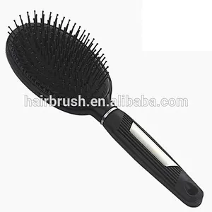 Travel Plastic Hairbrush Paddle bling hair brush