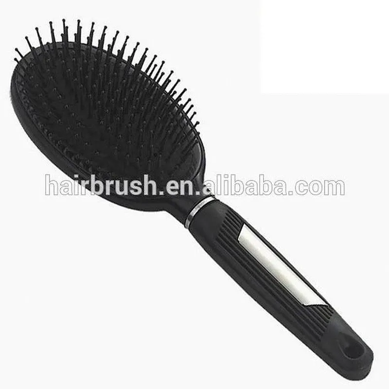 Travel Plastic Hairbrush Paddle bling hair brush