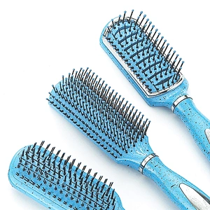 Wholesale custom plastic massage brushes of various colors detangling hair brush