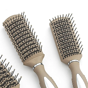 Manufacturers wholesale custom hairdresser styling brush hair dryer hair brush plastic ventilation brush