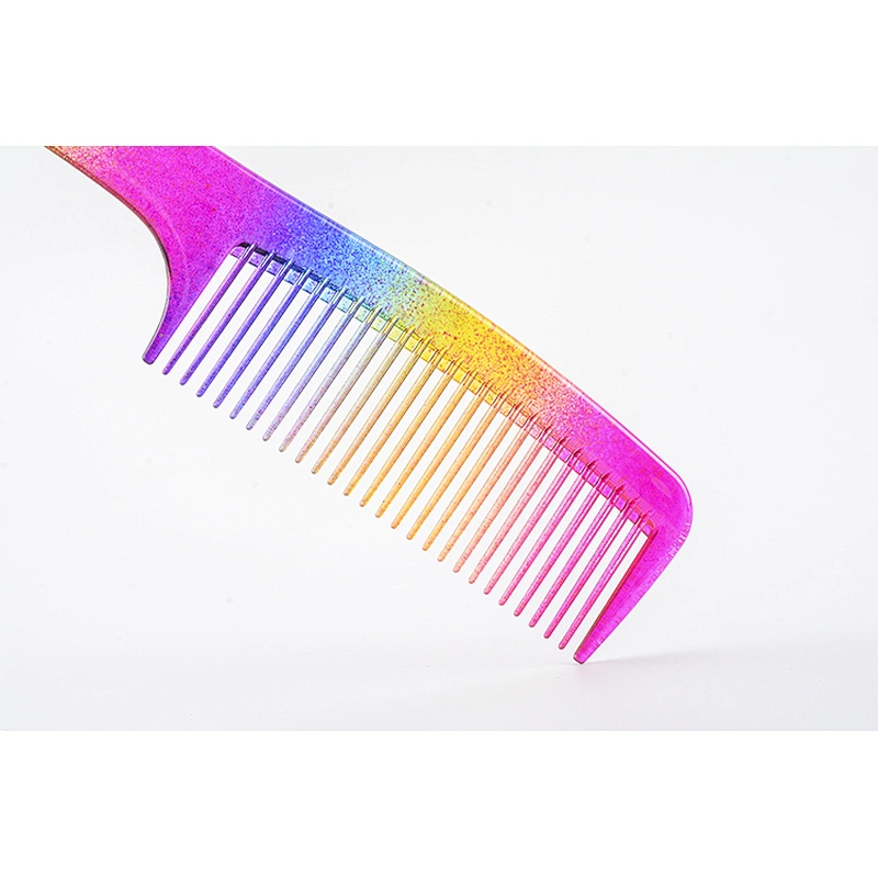 Professional supplier colorful combs with handle
