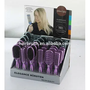 Plastic hair brush set,36pcs/set/paper display box