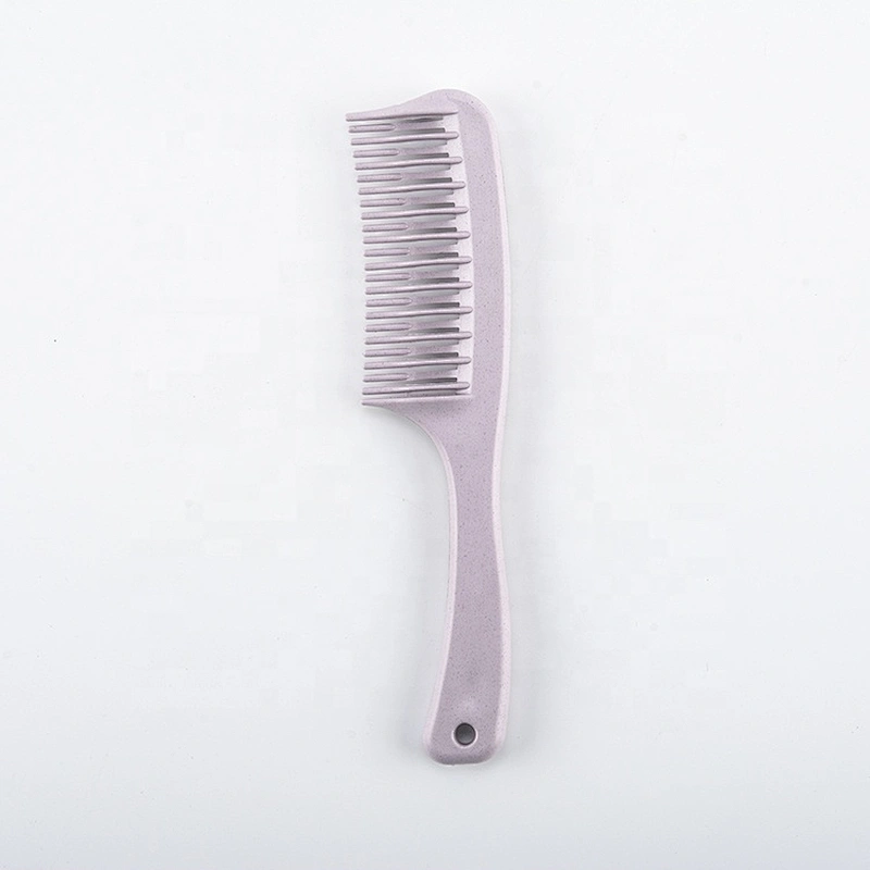 Plant degradable material personal care tangle teezer household wide tooth comb  cross tooth hair comb