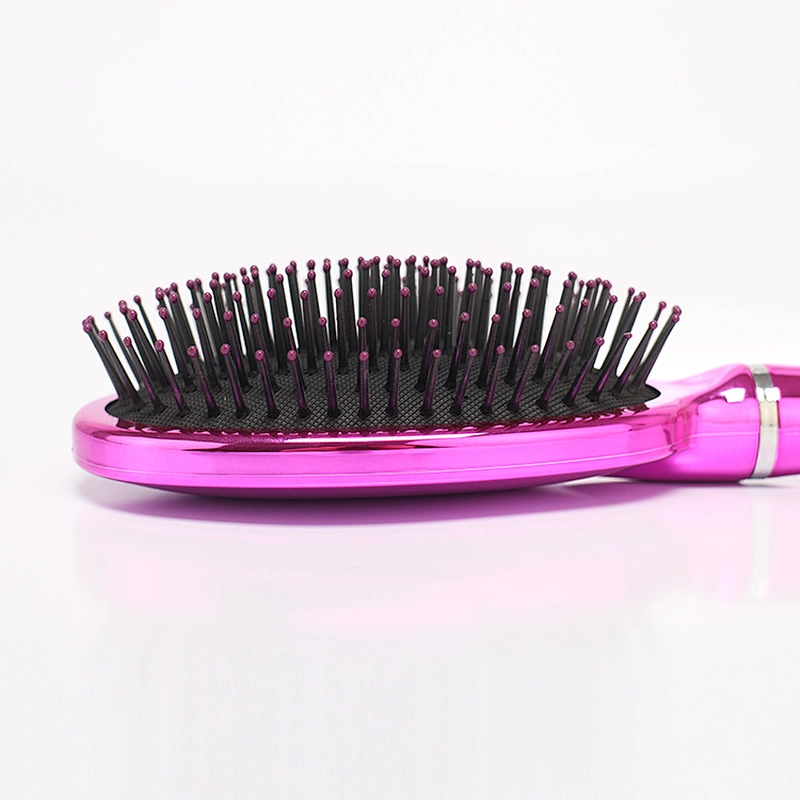 Special design beautiful plastic detangling hairbrush for wholesale