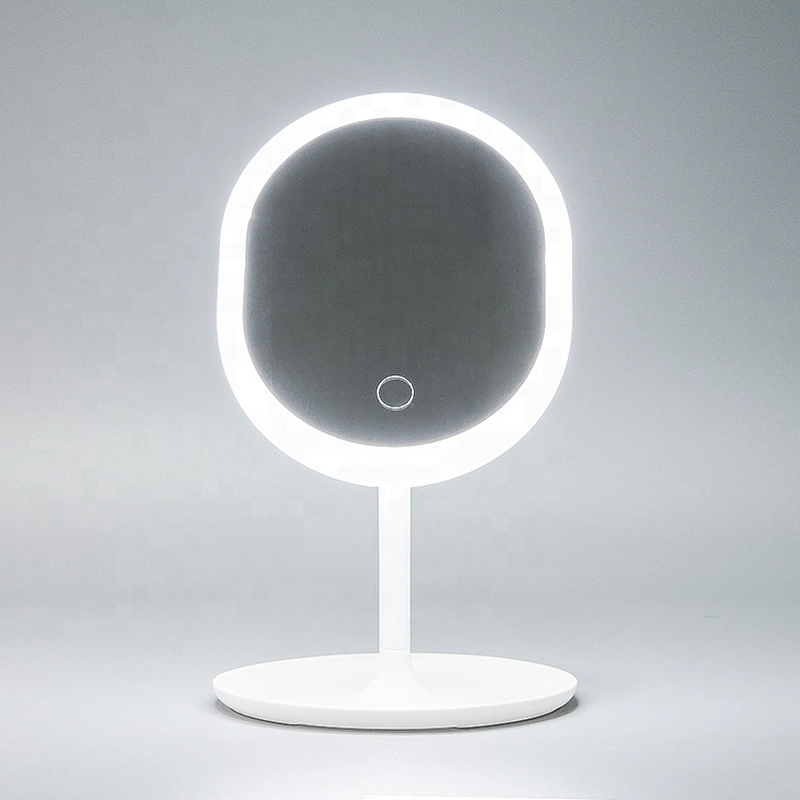 domestic beauty table led mirror make up cosmetic round mirror led portable led mirror