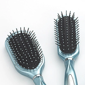 Wholesale hair dryer companion hair brush hairdresser styling brush plastic massage brush