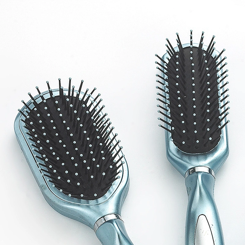 Wholesale hair dryer companion hair brush hairdresser styling brush plastic massage brush