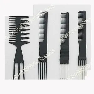Plastic different types of hair combs