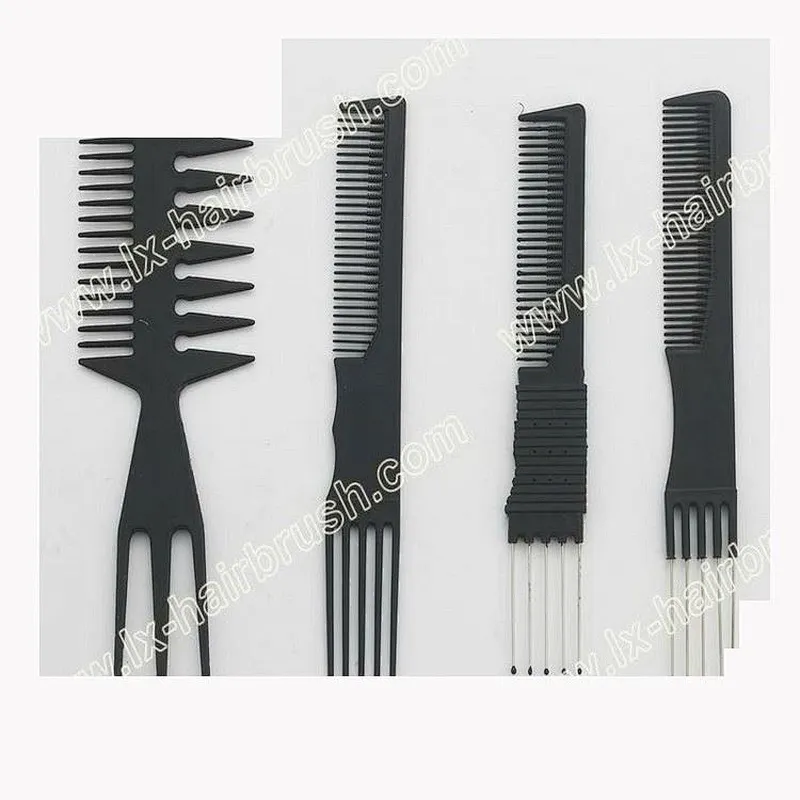 Plastic different types of hair combs