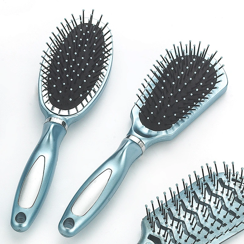 Wholesale hair dryer companion hair brush hairdresser styling brush plastic massage brush
