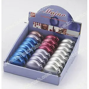 Foldable mirror hair brush set,24pcs/set/paper display box