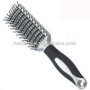 Silver goody hair brushes,vent hair brush with nylon pins