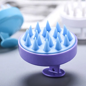 Home personal care shampoo brush plastic silicone scalp massage shower brush