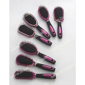 Plastic cushion hairbrush,hair brush set