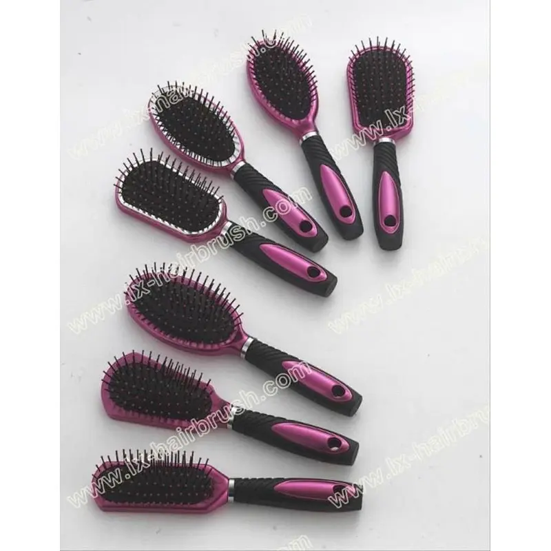 Plastic cushion hairbrush,hair brush set