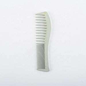 Personal care tangle teezer household wide tooth comb  plant degradable material flat comb curved hair comb