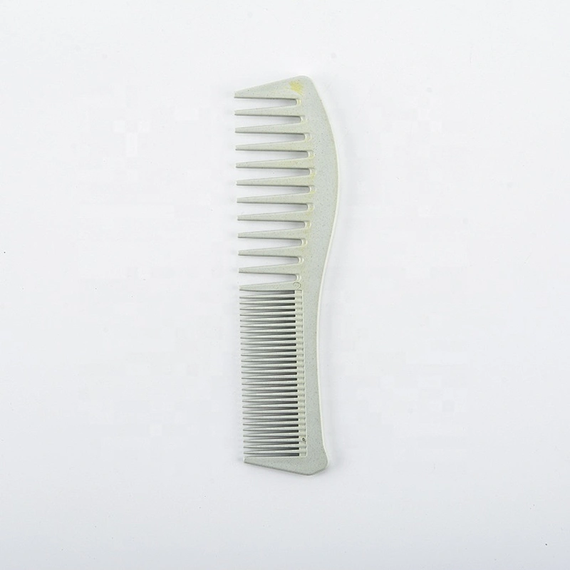 Personal care tangle teezer household wide tooth comb  plant degradable material flat comb curved hair comb