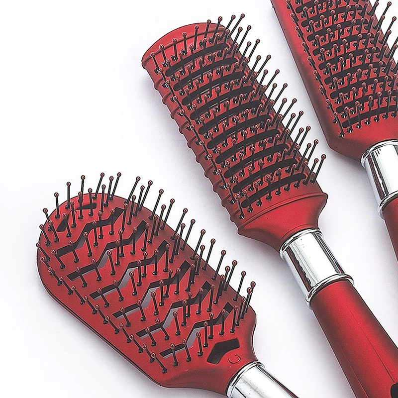 Factory customized hair dryer ventilation brush curly hair brush massage brush