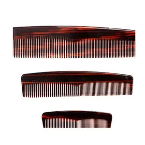 Fashionable colorful cellulose acetate handmade comb