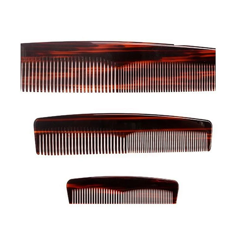 Fashionable colorful cellulose acetate handmade comb