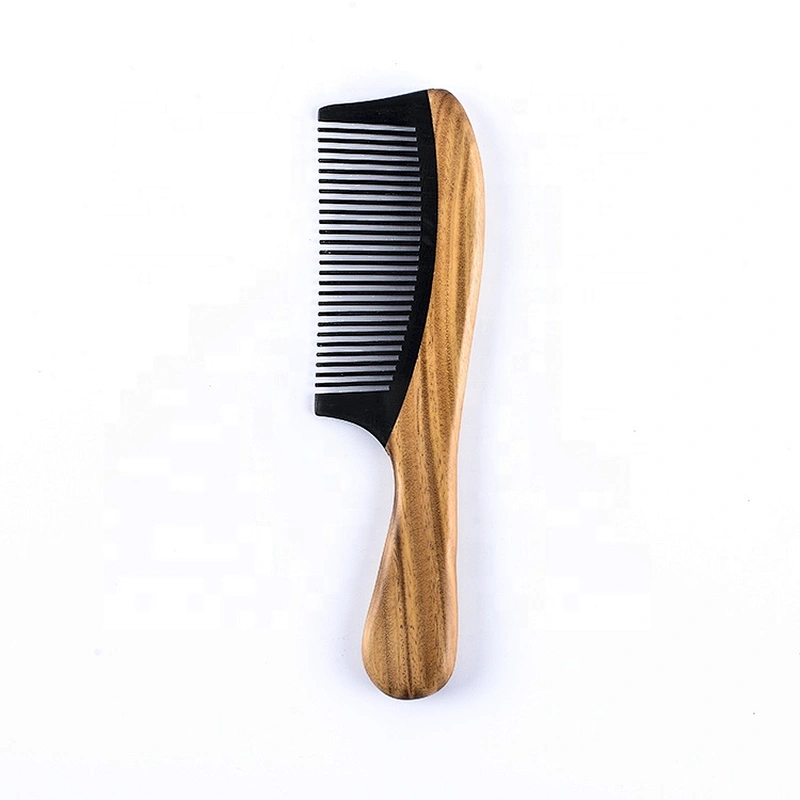hot selling wooden pick beard comb cheap personalized hair comb wood hair comb brush