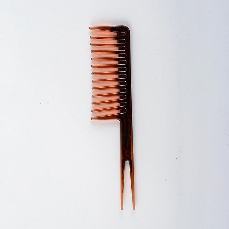 OEM customized wide tooth plastic hair teasing combs